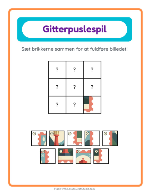 Billedbrikker – Postkontor