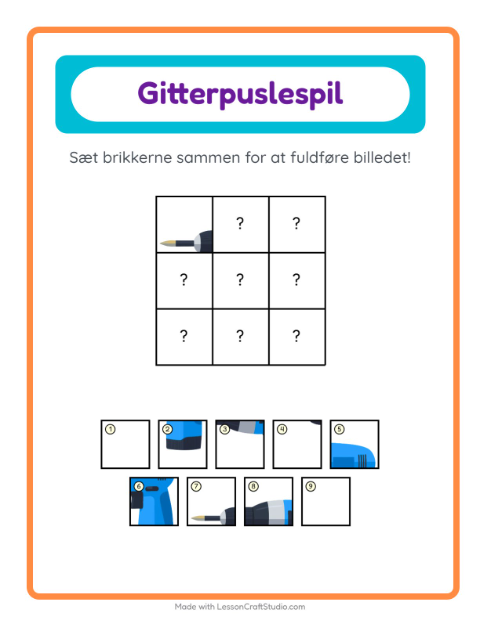 Billedbrikker – Værktøj