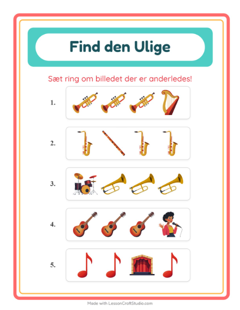 Hvad passer ikke? – Musik