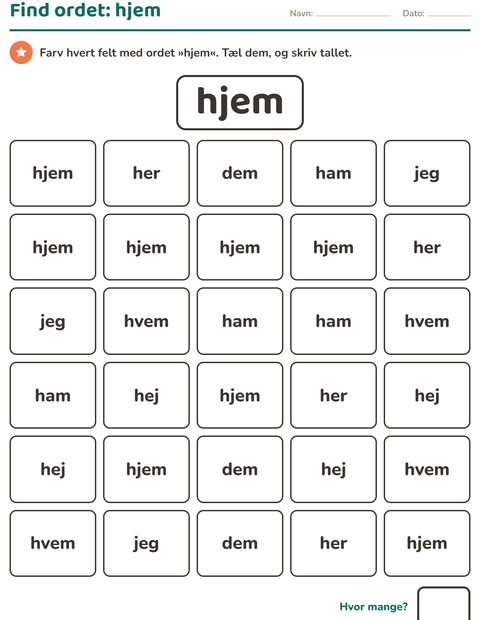 hyppige-ord-svaer-k392-301-hjem