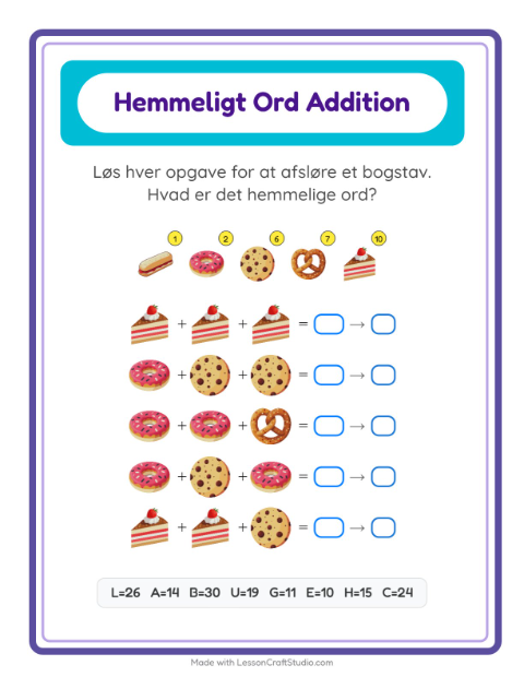 Hemmeligt ord – Bageri