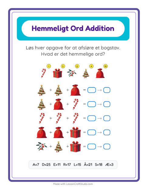 Hemmeligt ord – Jul