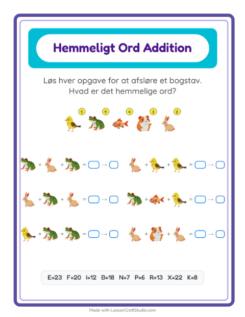 Hemmeligt ord – Kæledyr