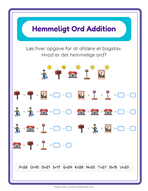 Hemmeligt ord – Postkontor