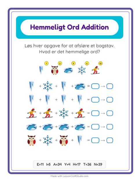 Hemmeligt ord – Vinter