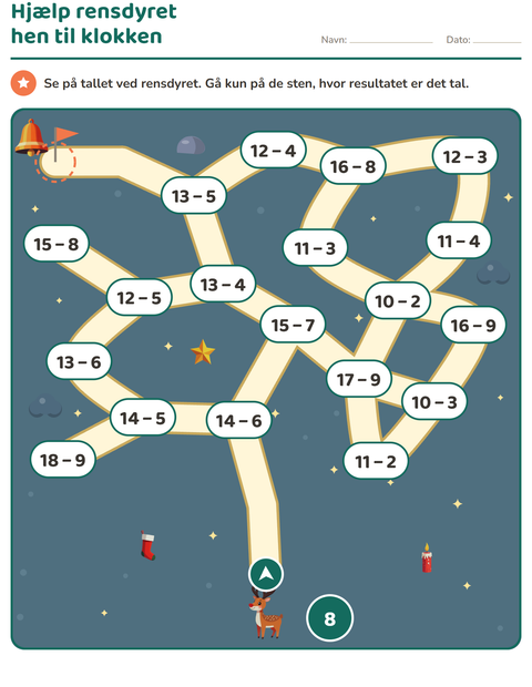 Forhåndsvisning af Labyrintopgaver-arbejdsark til 1. klasse
