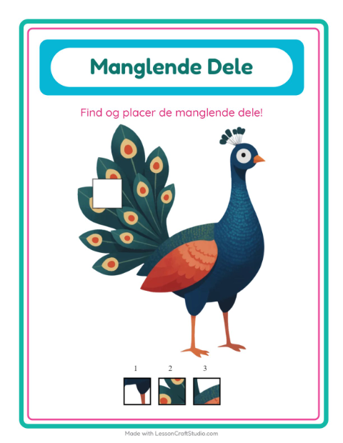 Den manglende brik – Fugle