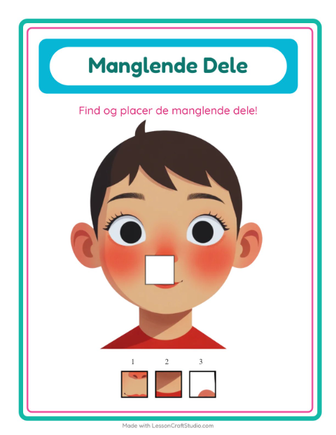 Den manglende brik – Kropsdele