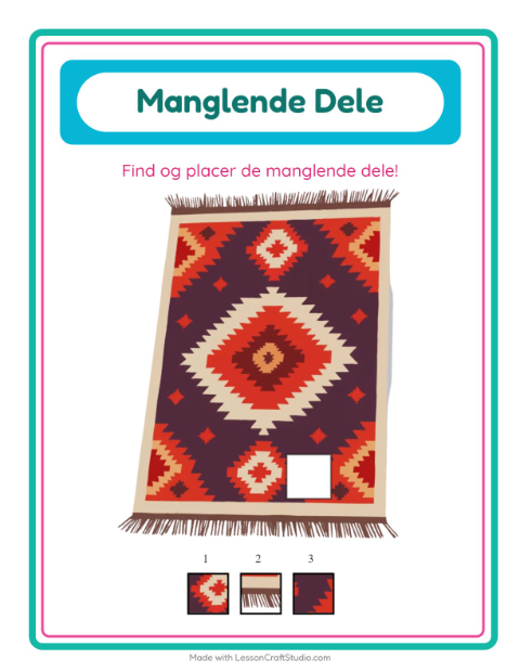 Den manglende brik – Møbler