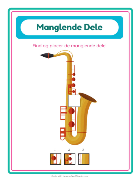 Den manglende brik – Musik