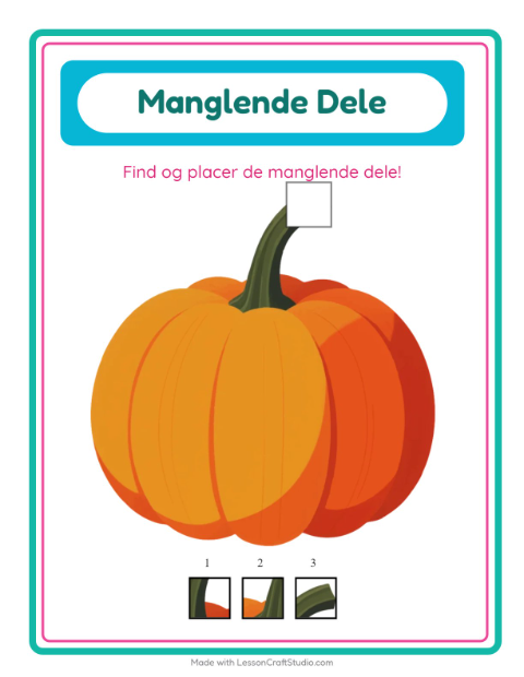 Den manglende brik – Thanksgiving
