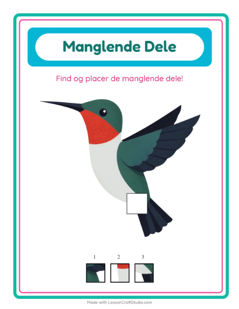 Den manglende brik – Ting der flyver