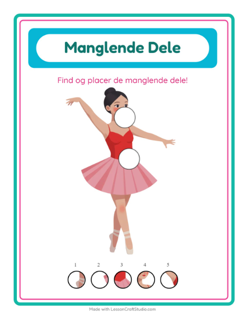 De manglende brikker – Aktiviteter