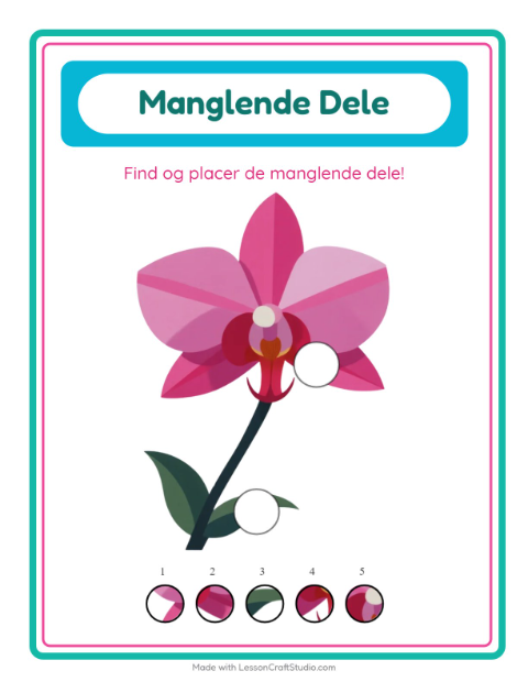 De manglende brikker – Blomster