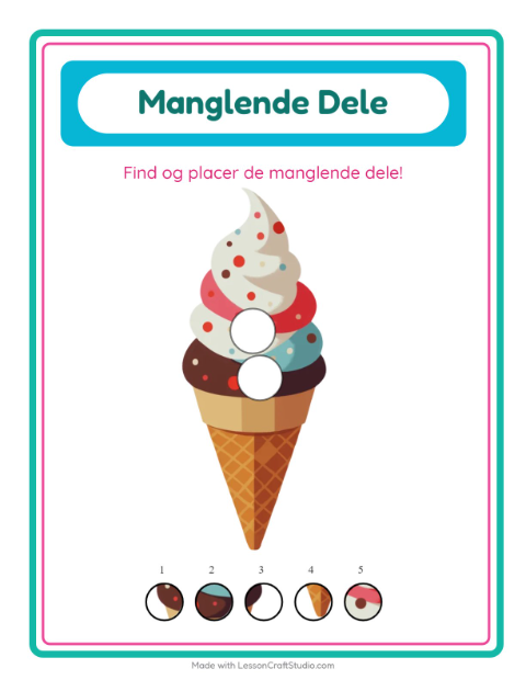 De manglende brikker – Desserter og slik