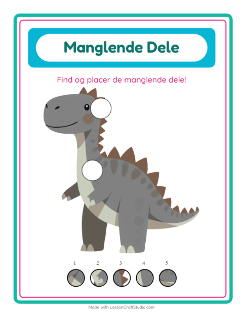De manglende brikker – Dinosaurer