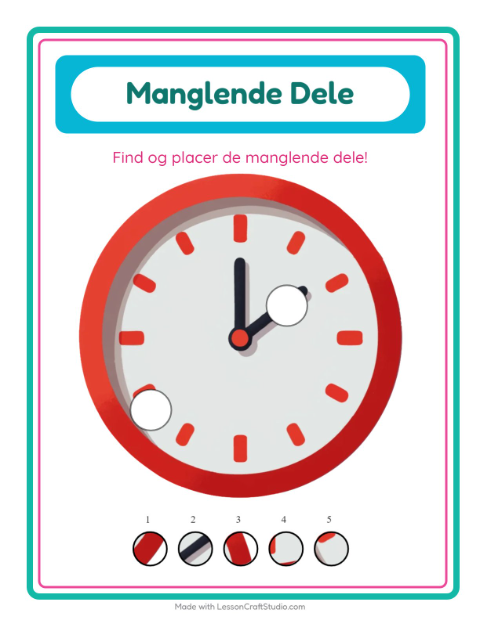 De manglende brikker – Klasseværelse