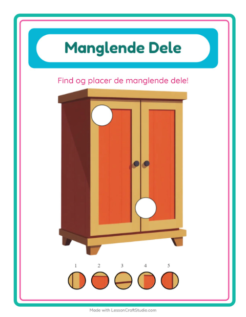 De manglende brikker – Møbler
