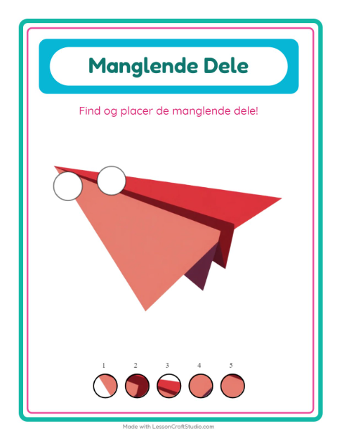 De manglende brikker – Ting der flyver