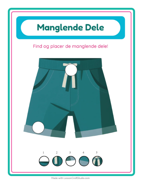 De manglende brikker – Tøj