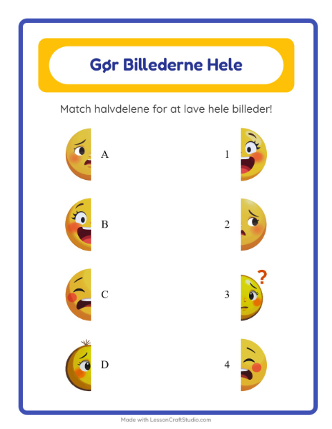 Gør billedet helt – Følelser