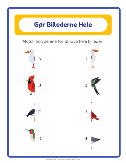 Gør billedet helt – Fugle 2