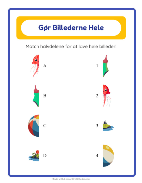 Gør billedet helt – Strand