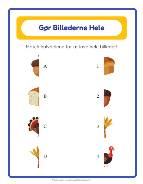 Gør billedet helt – Thanksgiving