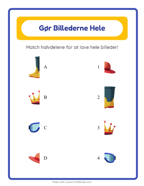 Gør billedet helt – Tilbehør