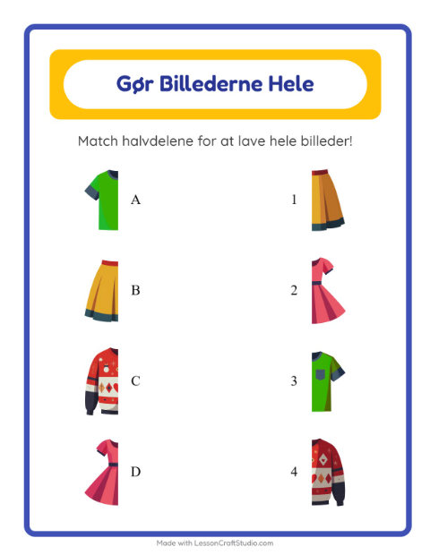 Gør billedet helt – Tøj