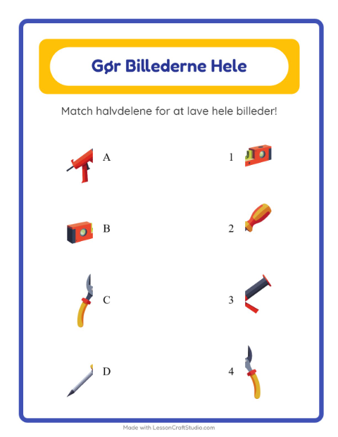 Gør billedet helt – Værktøj