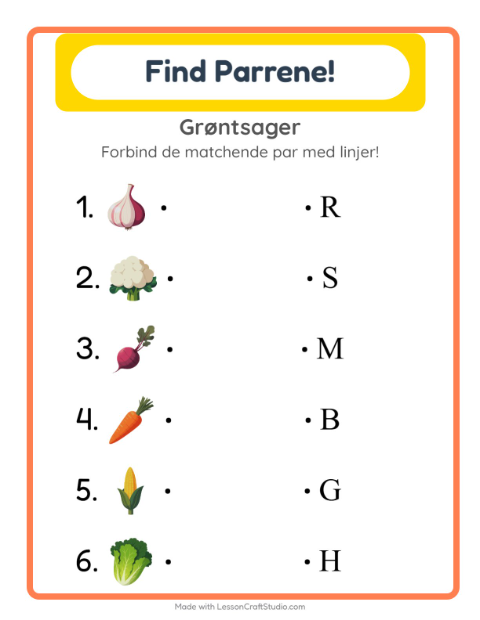 Forlyd – Grøntsager