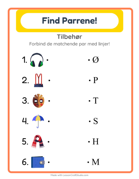 Forlyd – Tilbehør