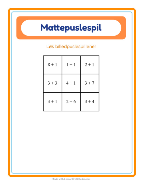 Talpuslespil – Bageri