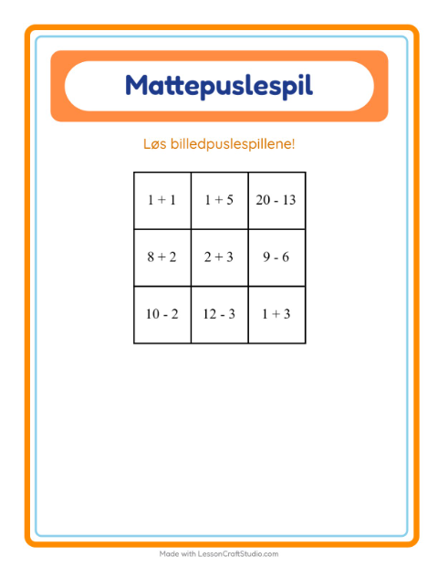 Talpuslespil – Køkkenredskaber