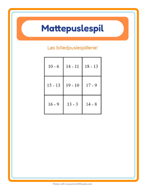 Talpuslespil – Blomster