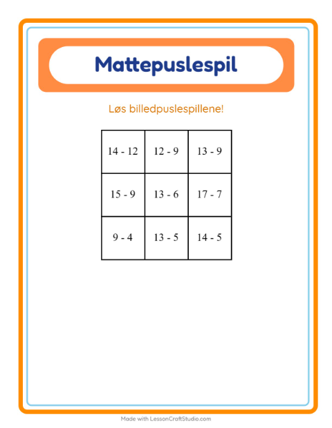 Talpuslespil – Grøntsager