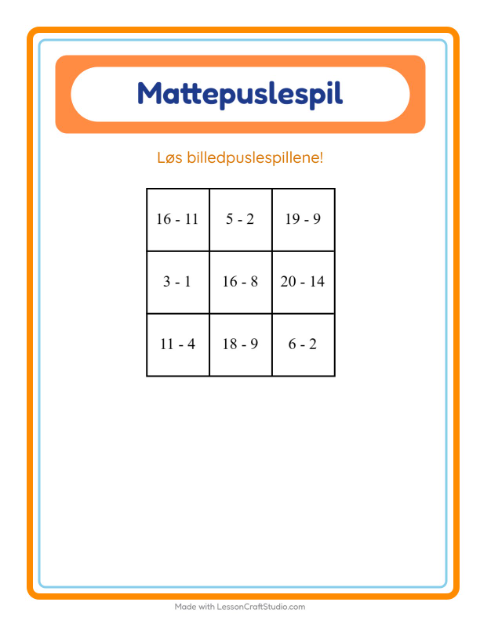 Talpuslespil – Morgenmad