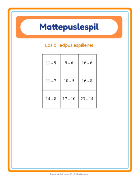Talpuslespil – Rummet