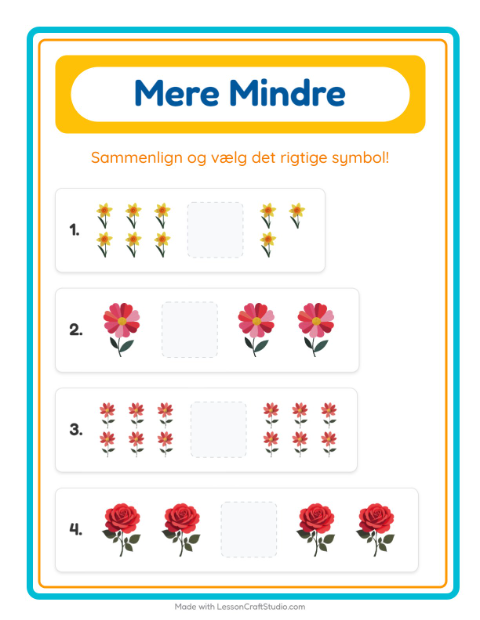Flest og færrest – Blomster