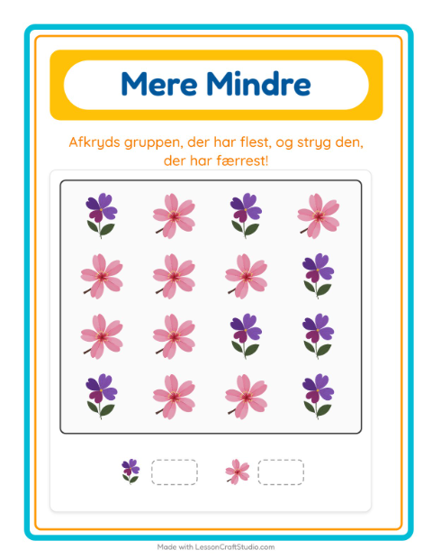 Flest og færrest – Blomster