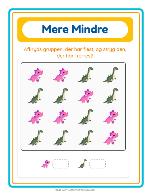 Flest og færrest – Dinosaurer