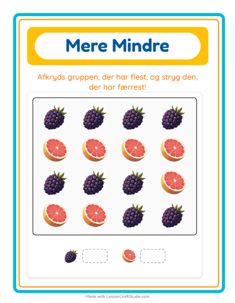 Flest og færrest – Frugter