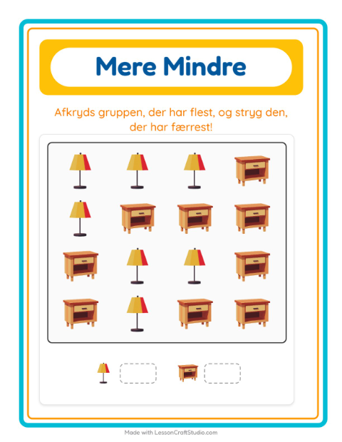 Flest og færrest – Møbler