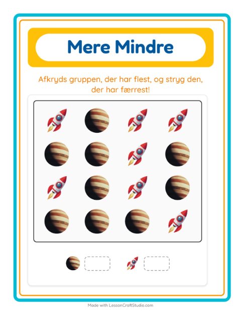 Flest og færrest – Rummet