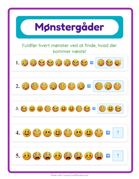 Mønstre – Følelser