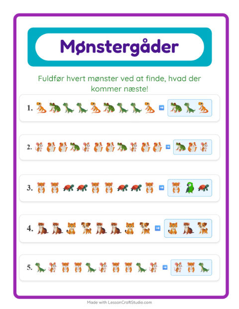 Mønstre – Kæledyr