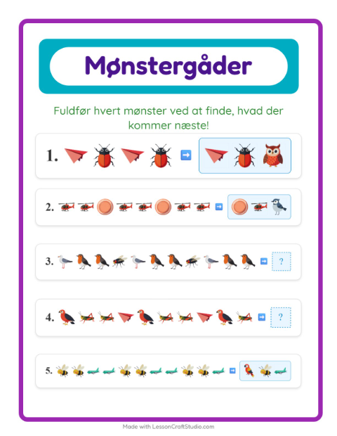 Mønstre – Ting der flyver