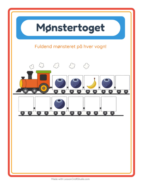Mønstertog – Frugter