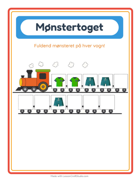 Mønstertog – Tøj